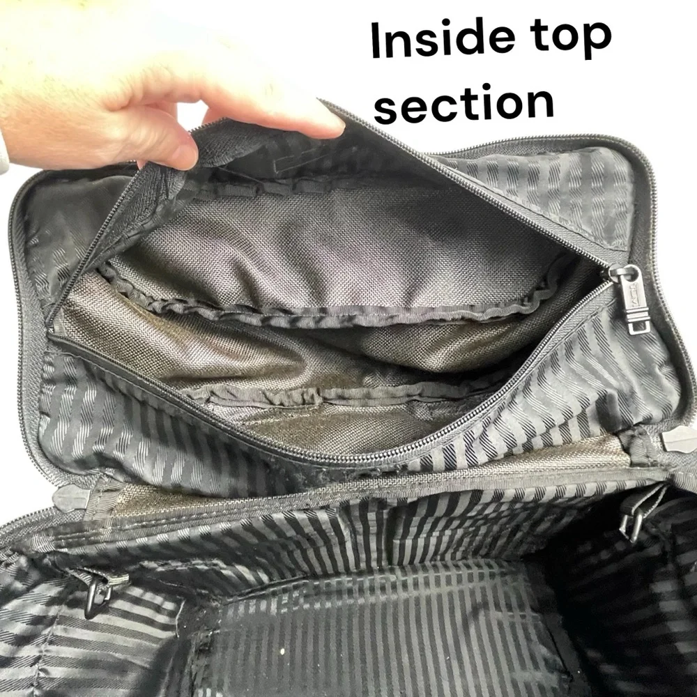 TUMI Alpha Brief Pack Backpack Laptop Tablet Black Nylon Bag 26186D4